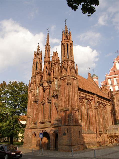 St Annes Church Vilnius Lithuania Travel Photos By Galen R