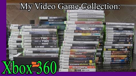 My Video Game Collection Xbox 360 Youtube