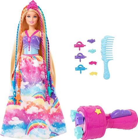 Barbie Dreamtopia Poupée Princesse Tresses Magiques Aux Longs Cheveux