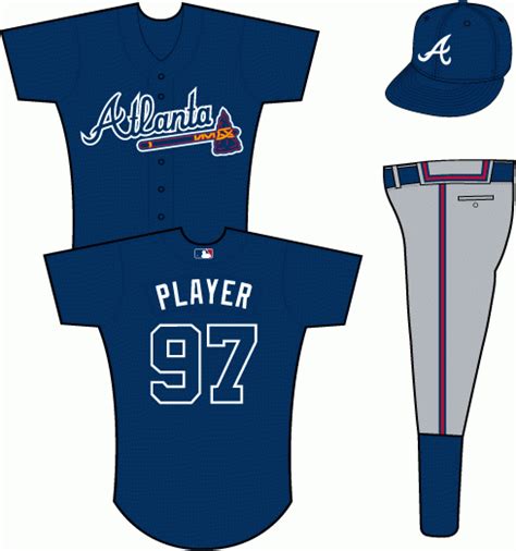 Atlanta Braves Alternate Uniform National League Nl Chris Creamer