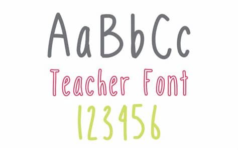 You can customize your experience with live font previews. 7 Free Fonts - From One Teacher to Another | KindergartenWorks