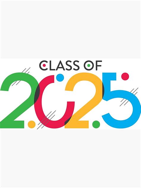 Modern Abstract Class Of 2025 Poster For Sale By Lewister6232 Redbubble