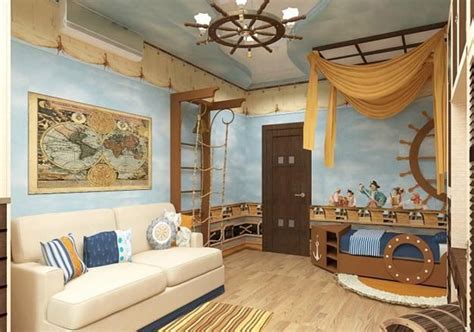 Nautical bedroom ideas master, nautical bedroom decor coastal style, nautical bedroom kids. Nautical Decor Ideas, Kids Room Decorating with Ship ...