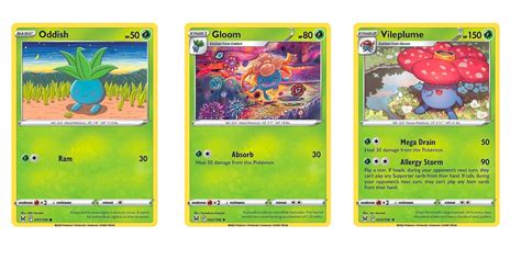 The Cards Of Pokémon Tcg Lost Origin Part 1 Oddish Line