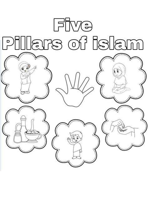 Five Pillars Of Islam 5 Pillars Pillars Of Islam Ramadan Activities