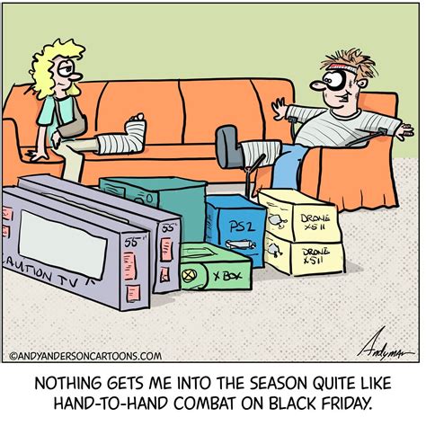 Black Friday Shopping Cartoon By Andy Anderson Andy Anderson Cartoons
