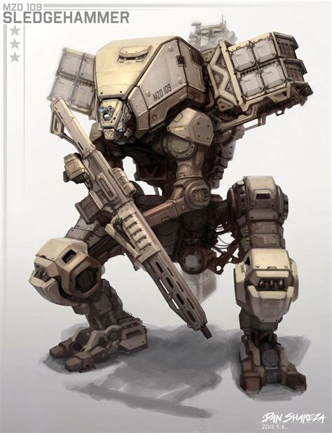 Pin By John On Sci Fi And Science Fantasy Mech Robot Concept Art