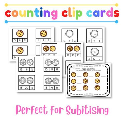 Subitising Activity Counting 1 20 Math Center Subitizing And Number