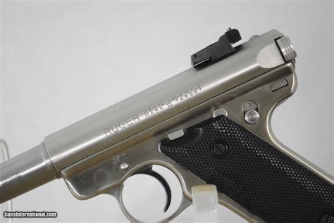 Ruger Mark Ii Target Pistol Made In 1988 Stainless 6 78 Barrel