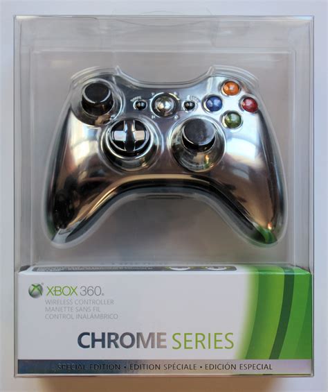 Cv Microsoft Xbox 360 Chrome Series Silver Controller