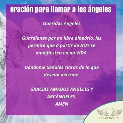 Oración Para Llamar A Los Ángeles Spiritual Messages Spiritual Ts