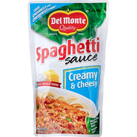 Del Monte Spaghetti Sauce Creamy Cheesy 900g Pasta Sauces