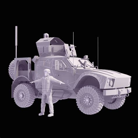 3d Matv Vehicle Army Model