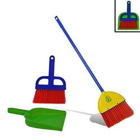 Childrens Broom And Dustpan Set By Laughing Lettuce Toy Broom
