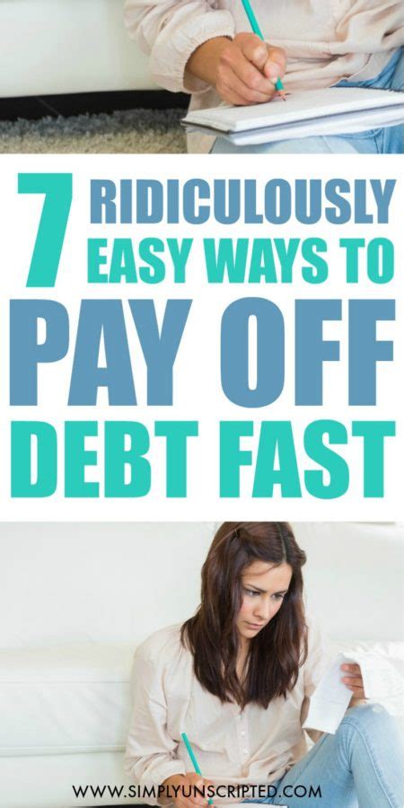 7 Simple Strategies To Pay Off Debt Faster Debt Payoff Paying Off Credit Cards Debt Relief