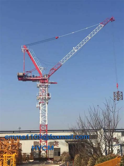 8t D4522 Luffing Tower Crane 45 Meters Luffing Jib Factory Price
