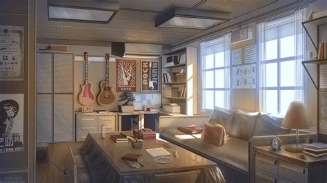 Anime, room, interior, dark, everlasting summer, arseniy chebynkin. Aesthetic Anime Room HD Wallpapers - Wallpaper Cave