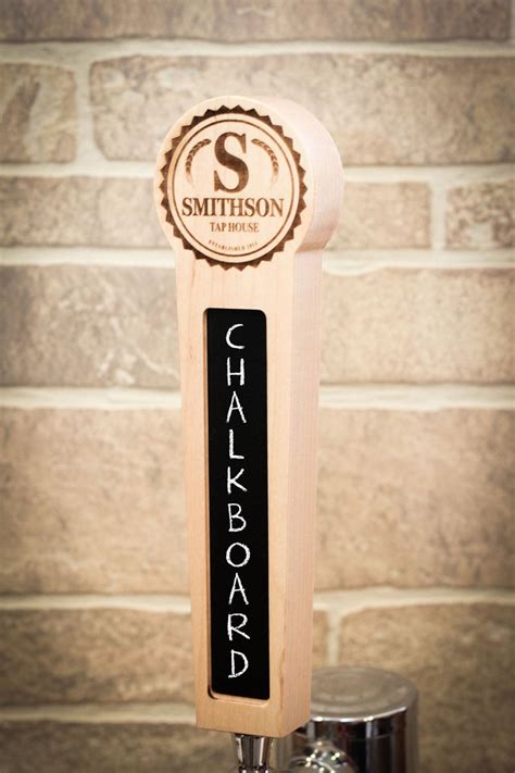 Custom Wood Monogram Tap Handle Chalkboard Or Whiteboard Etsy