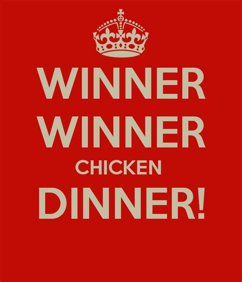 Menu Plan Monday Winner Winner Chicken Dinner