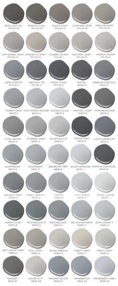 Pantone® Greys As A Poster Pantone Colour Palettes Grey Color