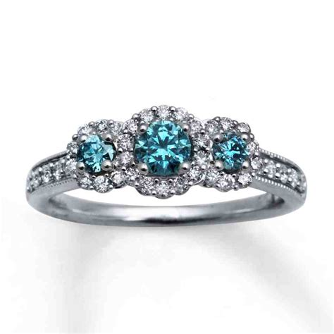 Rare Blue Diamond Engagement Rings Wedding And Bridal Inspiration