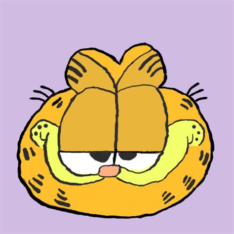 Garfield Head Sketch By Stargazerbleu On Deviantart
