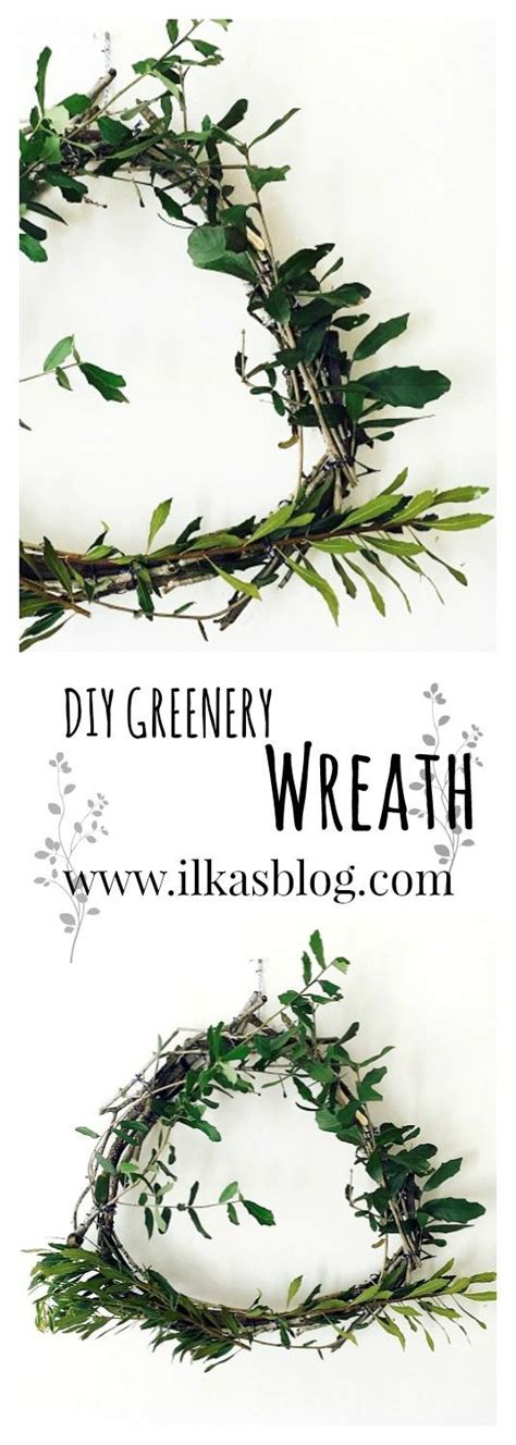 Diy Greenery Wreath Simple And Easy To Follow Instructions Diy