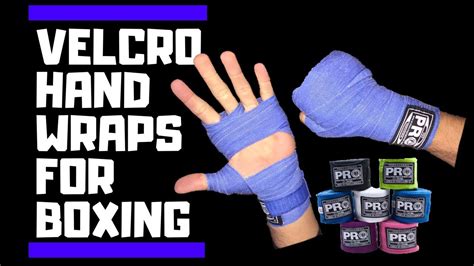 Beginner Boxing How To Wrap Hands Using Velcro Wraps Open Palm Youtube