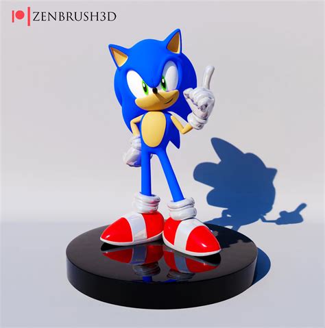 3d File Sonic Sonic・3d Printable Model To Download・cults