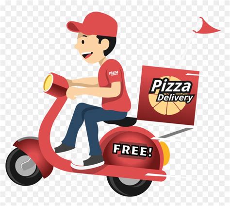 Free Delivery - Pizza Free Delivery Logo - Free Transparent PNG Clipart ...