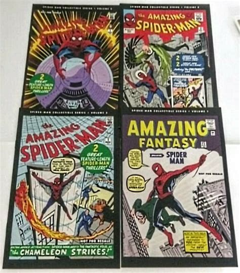 Spider Man Collectible Series Lot Of 4 Marvel Comic Books Modern