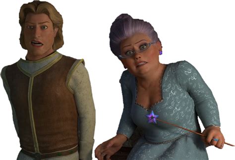 Download Shrek 2 Fairy Godmother And Prince Charming Png Image With No Background
