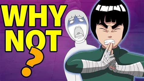 Why Has Rock Lee NEVER Been Able To Use NINJUTSU Or GENJUTSU YouTube