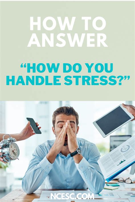 How To Answer How Do You Handle Stress Tips For Giving Best Answer