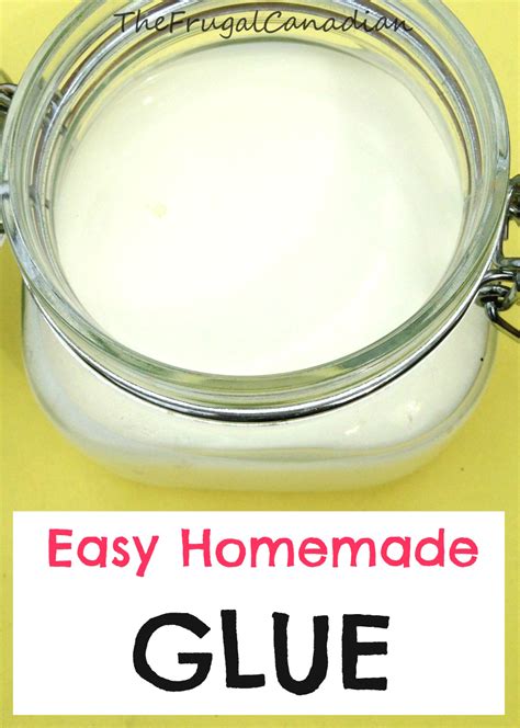 Easy Diy Homemade Glue Recipe Frugal Canadians
