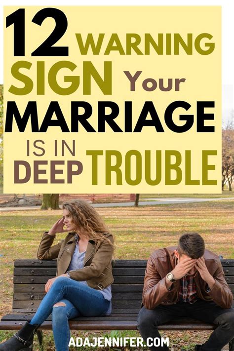 12 Warning Signs Your Marriage Is In Deep Trouble In 2022 Troubled