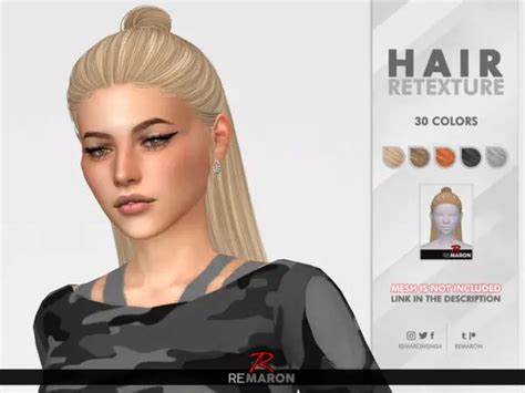 The Sims Resource Nightcrawler`s Frosting Hair Retextured By Remaron