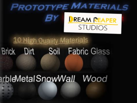 Prototype Materials Pack 2d Textures And Materials Unity Asset Store