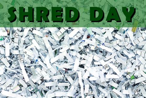 Shred Day Protect Your Identityand The Planet Defense Logistics
