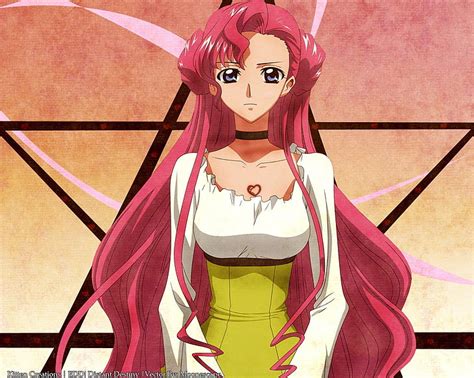 Long Pink Haired Woman Anime Character Wallpaper Code Geass Euphemia Li Britannia Hd
