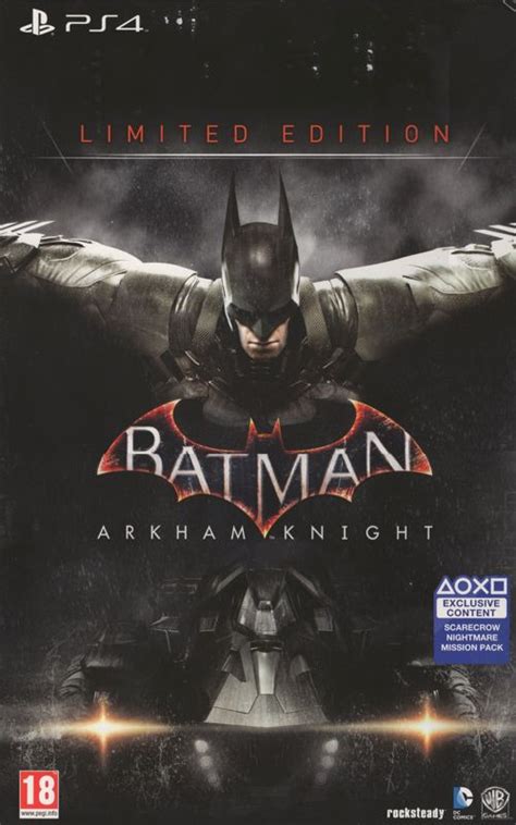 Batman Arkham Knight Limited Edition 2015 Playstation 4 Box Cover