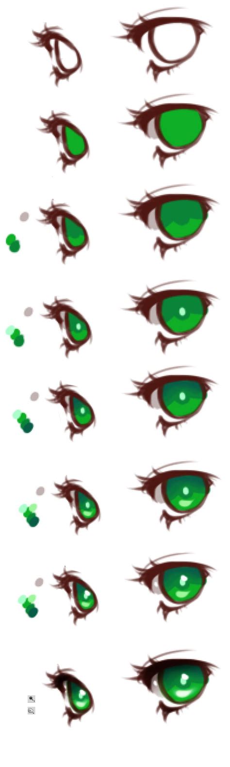 How to draw anime eyes color. Anime Eyes Coloring Tutorial by HaloBlaBla on DeviantArt