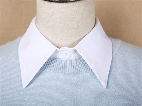 pointed shirt collar dickey collar detachable half shirts etsy