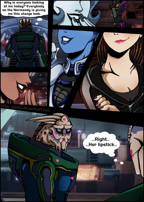 Me3 Turian Flavoured Kisses By Padzi On Deviantart Mass Effect Funny