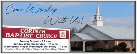Corinth Baptist Church Home Facebook