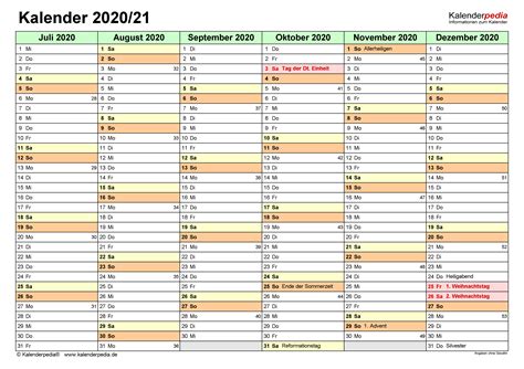 Jahreskalender 2021 Nrw Zum Ausdrucken Schulkalender 2021 Zum