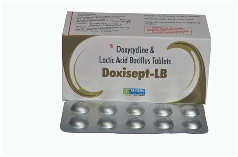 Doxisept Lb Cap Doxycycline 100mg Lactic Acid Bacillus 5million