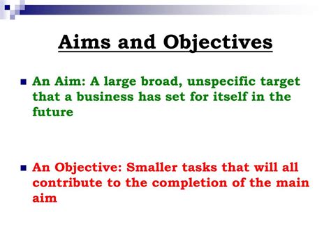 Ppt Business Aims And Objectives Powerpoint Presentation Free Download