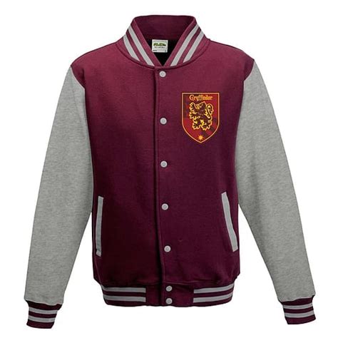 Buy Harry Potter Gryffindor Crest Burgundy Varsity Jacket Large Game
