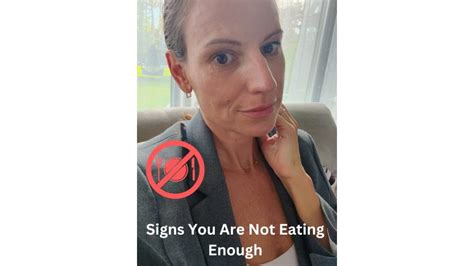 signs you are not eating enough balanced by ana